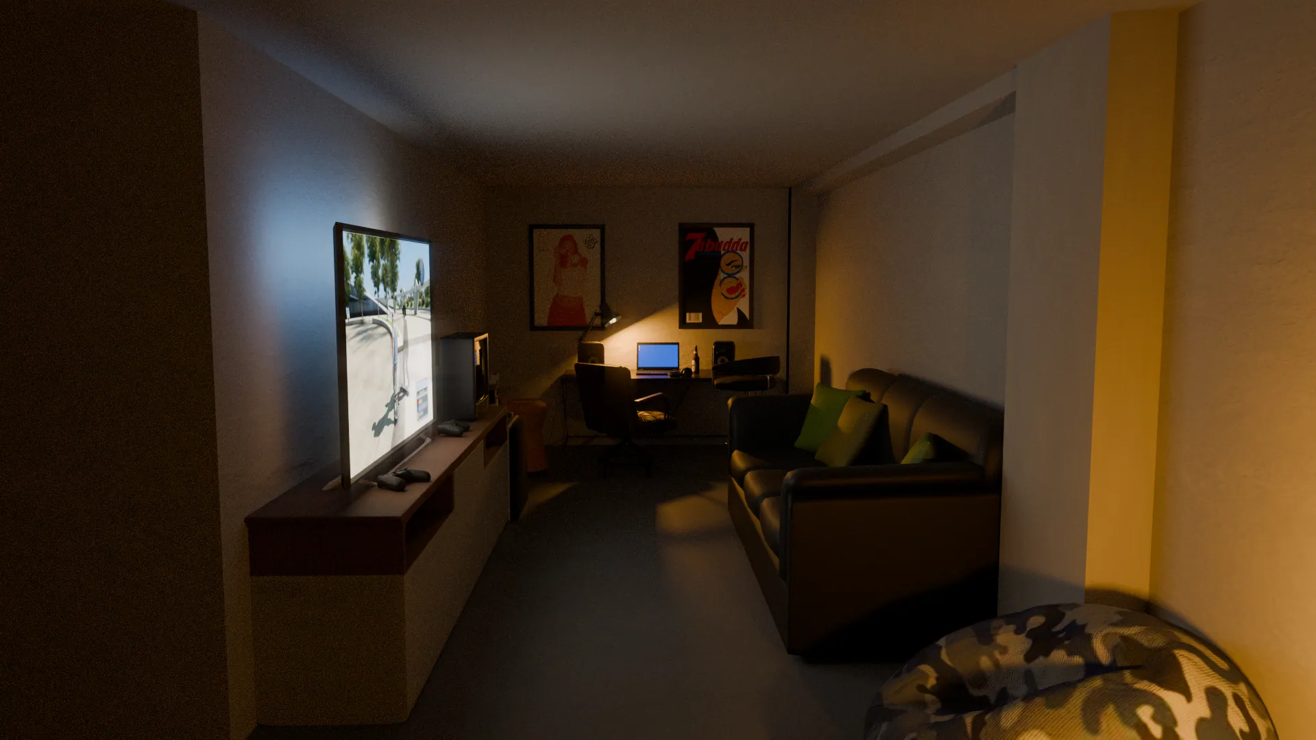 Da Stu — Wabiyo studio modelled in Blender