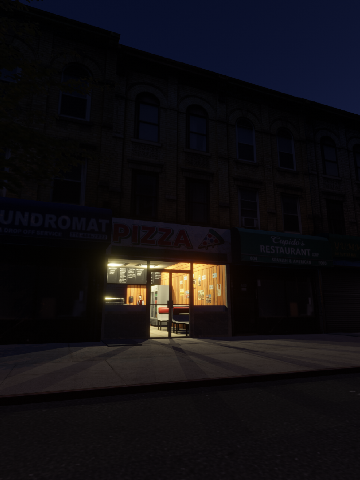 PSX Pizza Shop — Modelled in Blender