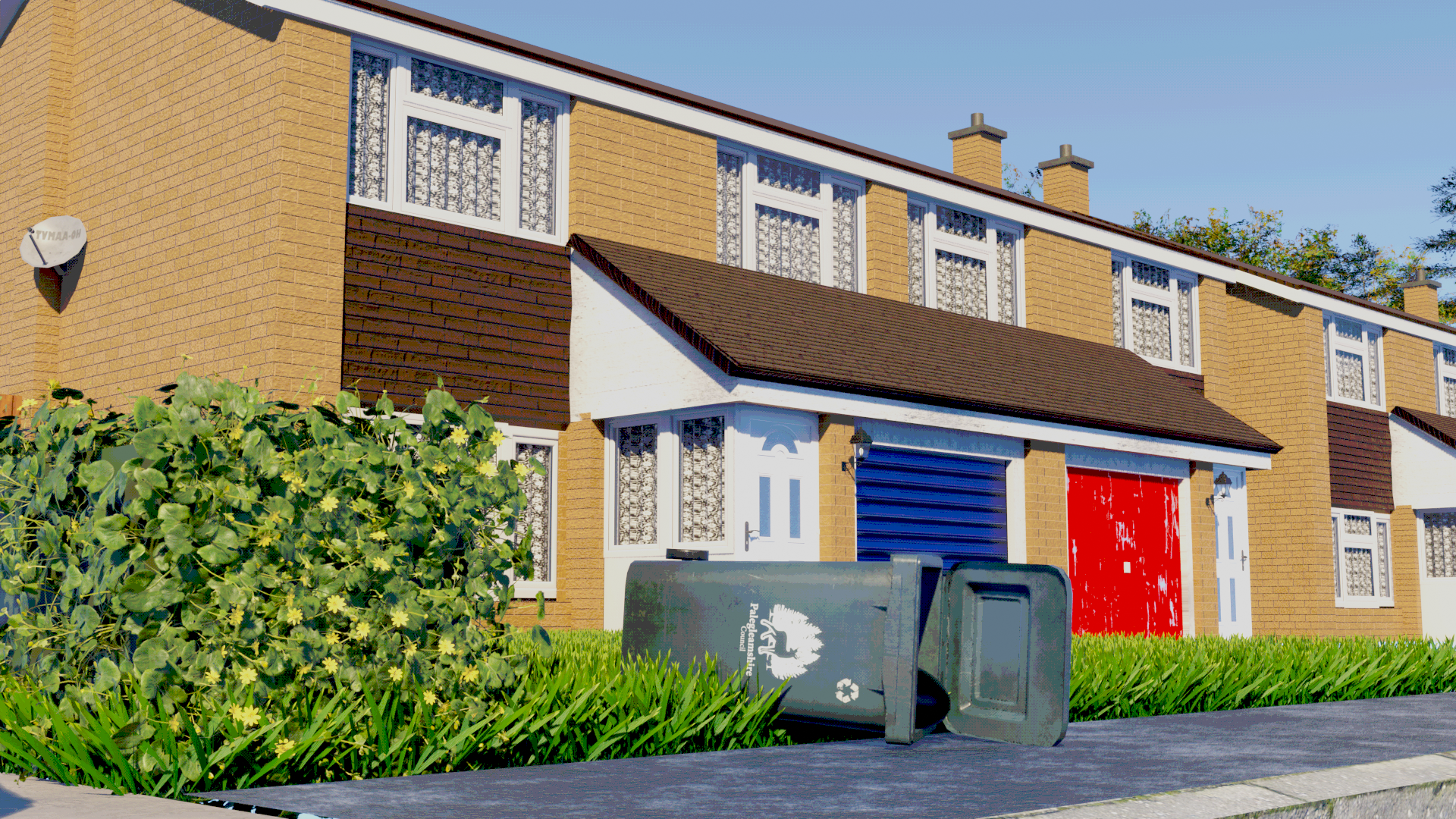 UK House — Modelled in Blender